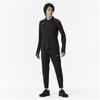 Mizuno Dry Aeroflow Long Highly Size 2XL Men's Half-Zip Shirt, Sleeve, Breathable, Black, (Product Code 32MAA554)