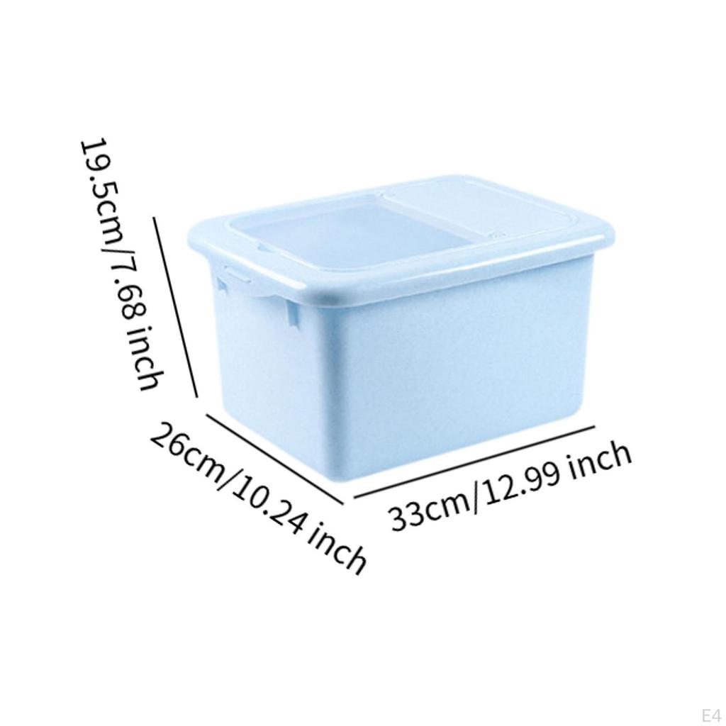 Getreide-Aufbewahrungsbox für Reis und Tiernahrung mit transparentem Deckel, Küchen-Organizer
