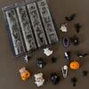 Silicone 3D Halloween Nail Art Mold: Pumpkin, Bat, Skull, Bear & Gingerbread Decorations