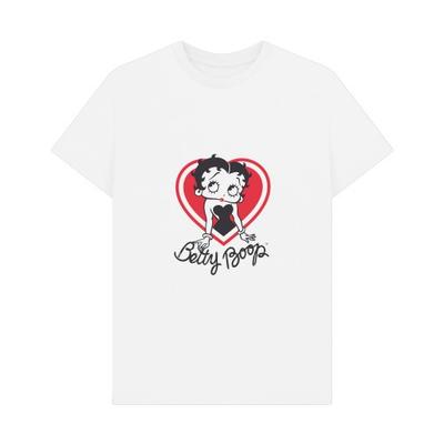 Betty Boop Unisex Adult Heart T-Shirt