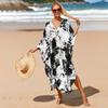 Oversized Bikini Cover-ups Boho Loose Maxi Dress Casual Long Dress Beachwear  For Women