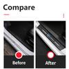 Car Door Sill Carbon Fiber Threshold Trunk Bumper Stickers Protector Strips For Dacia Logan Sandero Duster Lodgy Spring Jogger