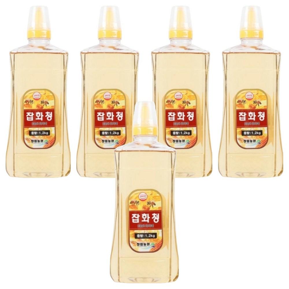 Cheonglim Foods Soul Baekseo General Store Syrup Sugar-fed Honey Cooking Cafe Household Use 5 pcs 1.2kg