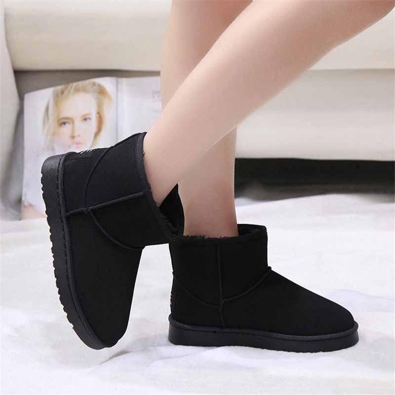 Premium Quality Women's Winter Snow Boots Featuring Plush Thicken Lining And Anti-skid Soles
