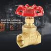 Gate Valve, Brass DN15 BSPP G1Celsius2  Sluice Valve 232PSI for Water Oil Gas, Suitable for Water, Oil, Gas, Steam, With Straight Internal Fluid