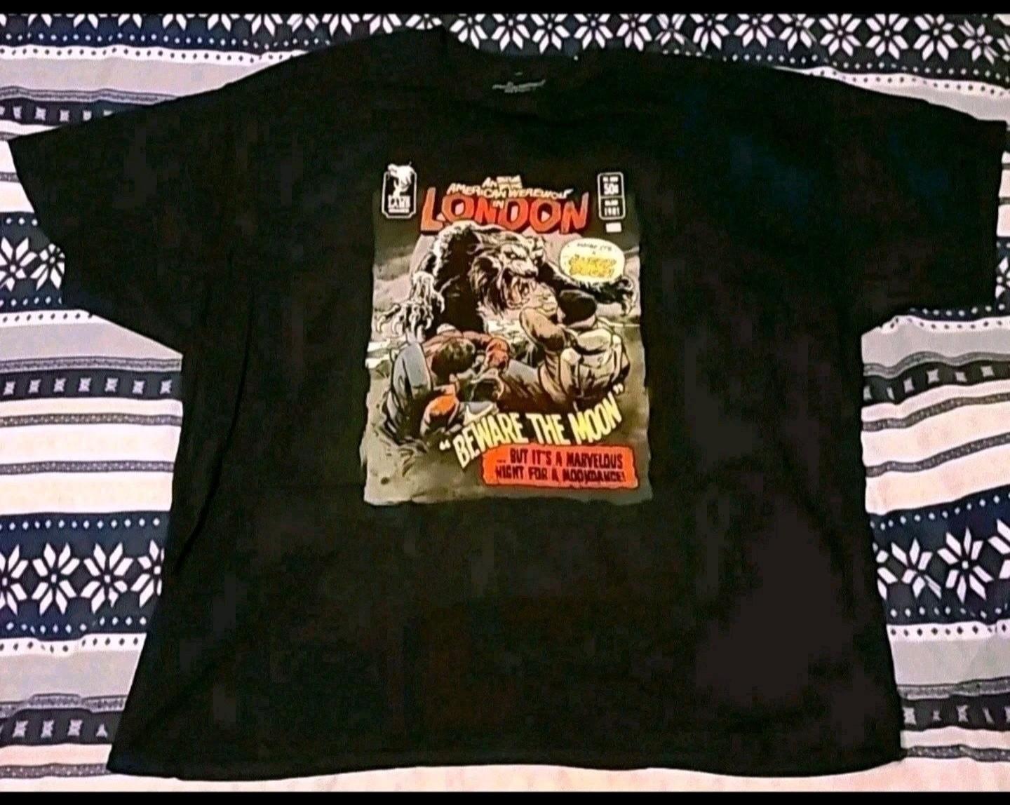 An American Werewolf In London Shirt By Fright Rags 5XL Issue 1 New Unisex T-Shirt S