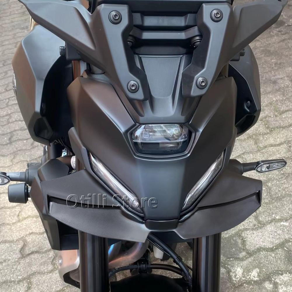 MT07 2025 Sport Downforce Naked Front Spoilers Aerodynamic Wing Deflector Motorcycle Accessories For YAMAHA MT-07 MT 07 Mt07