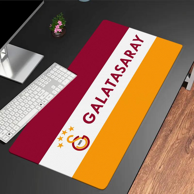 Tappetino per mouse Football Club Galatasaray, Tappetino per mouse da gioco, Tappetino per tastiera, Decorazione da scrivania per computer portatile, Regalo per tifoso, Regalo di compleanno