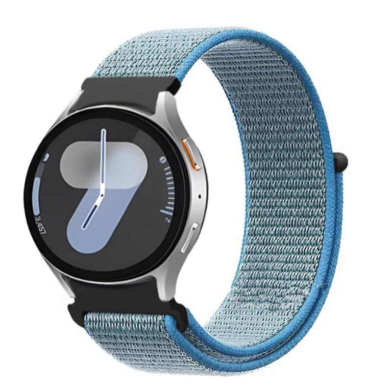 Nylon Loop Band for Samsung Galaxy Watch 7/FE/6 5 4 44mm 40mm Original Wristband for Watch 6 Classic 47mm 43mm/5 Pro 45mm Strap