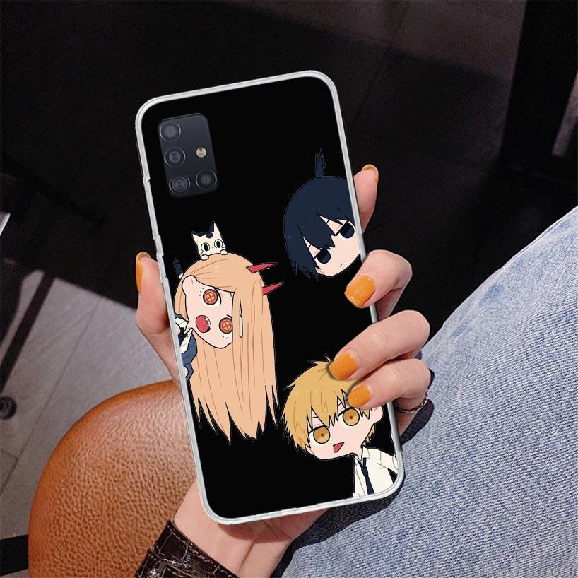 Chainsaw Cartoon Phone Case For Samsung Galaxy A52 A32 A22 A12 A51 A31 A50S A30S A20S A10S Note 20 Ultra 10 Plus S10 A72 A71 Gal
