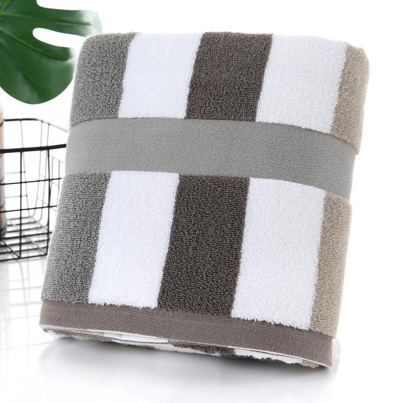 

Pure Cotton Extra Large Colored Stripe Beach Towel - 90x180 cm 90*180 cm