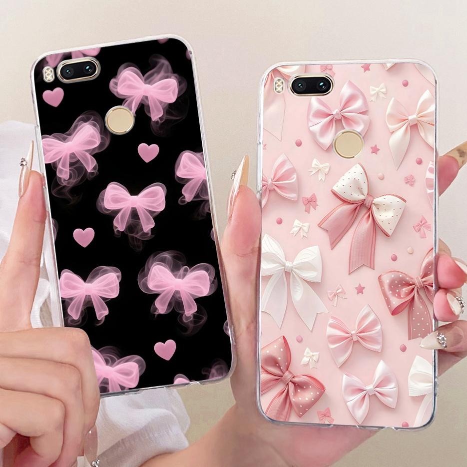 For Xiaomi Mi A1 Case Mi5X Luxury Flowers Butterfly Painted Cover Soft Silicone Phone Case For Xiaomi Mi 5X MiA1 Back Cover Bags