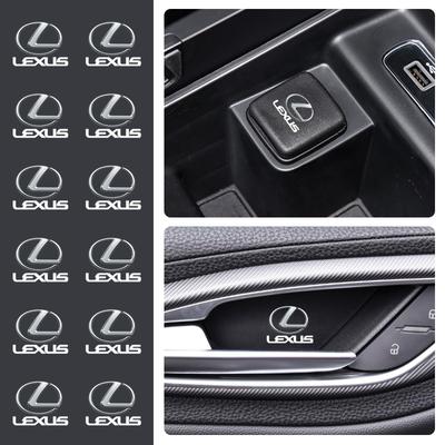 Naklejki Dekoracyjne Wnętrza Samochodu Odznaki Stylizacja Auta Do F-SPORT ES RX NX LS UX LM LX GX LC RZ IS CT GS RC HS SC TX
