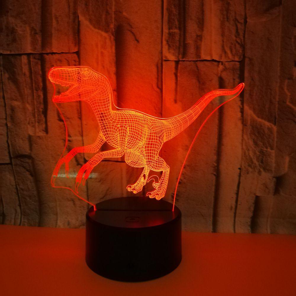 New Dinosaur 3d Lamp With Touch Led Visual  Table Moderne Desk Lamp Gift Decoration Atmosphere 3d Small Table Lamps