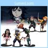 6pcs Demon Slayer Kamado Nezuko Figurine Anime Model Sculpture Toys Xmas Gifts