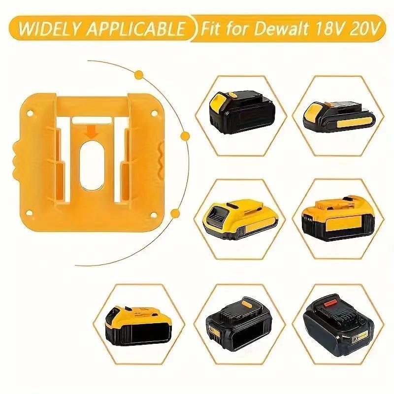 1PC Battery Holder for Dewalt 14.4V-18 Lithium Battery Suspension Bracket Battery Base Pendant