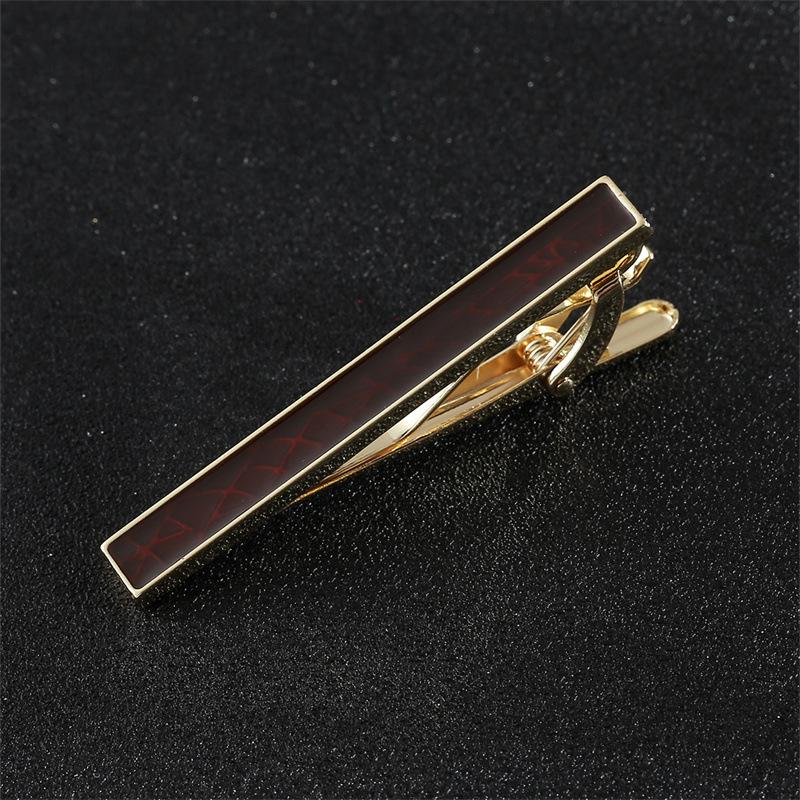 Red Men's Tie Clip - 5.5 cm Trendy Fashion Statement