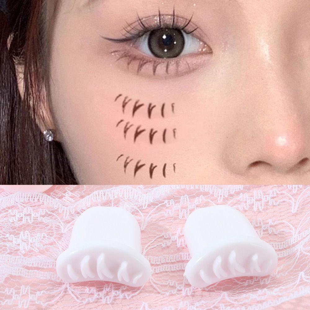 

Y-образный штамп для накладных ресниц DIY Подводка для глаз Печать нижних ресниц Отпечатки ресниц