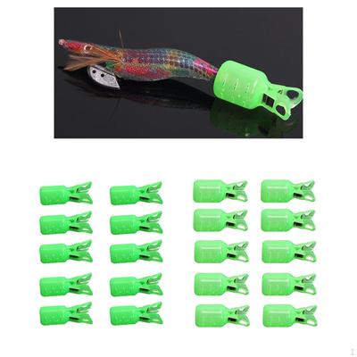 40pcs Squid Jig Hook Protector Shrimp Fishing Jigs Lure Covers Safety