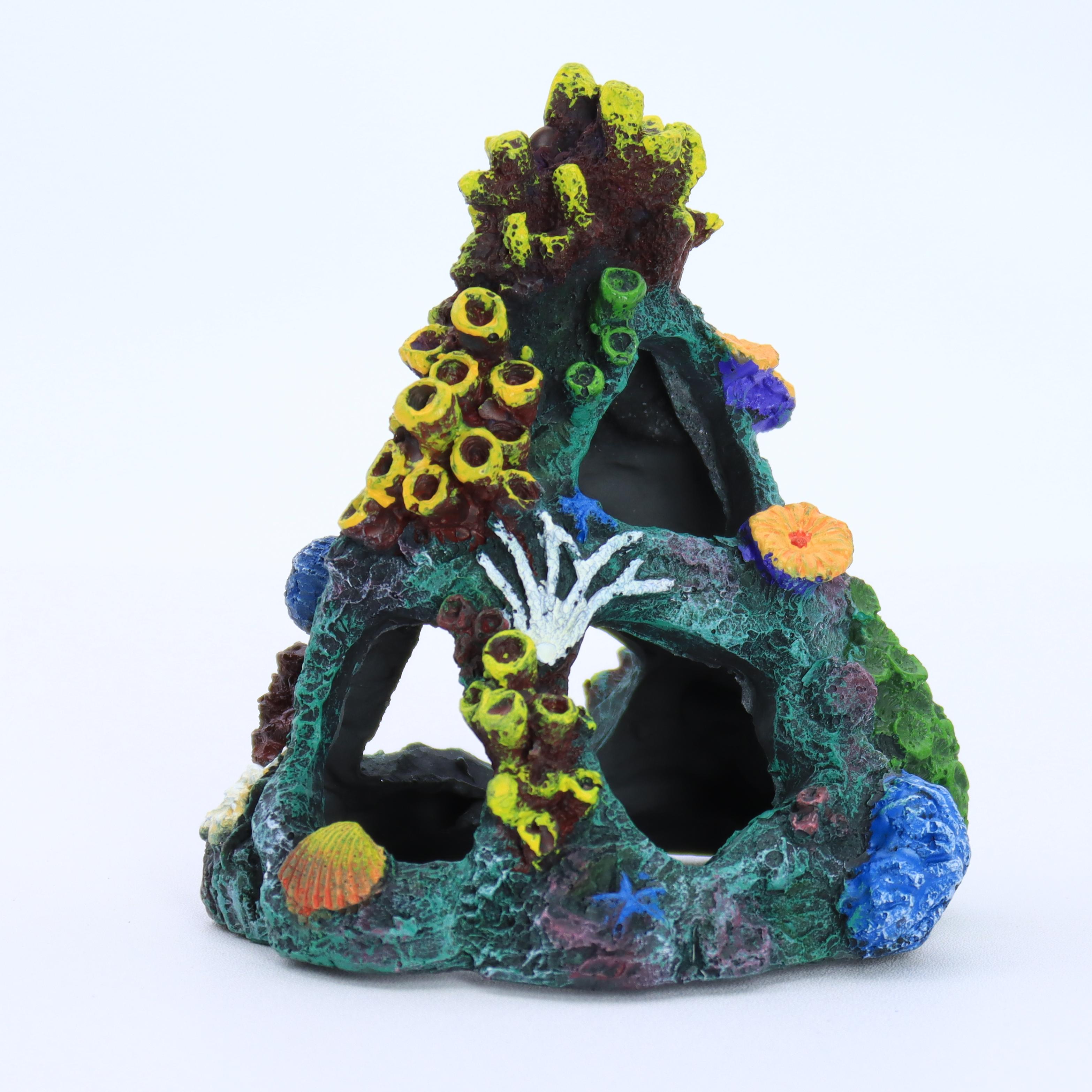 

Multi-Colored Artificial Coral Reef Decoration - Marine Enhancement, Vibrant Resin Aquarium Decoration, Aquarium Accessories