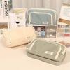 Portable Three-Layer Pencil Case Zipper Stationery Storage Bags with Zipper for School Student Teen Girl Boy