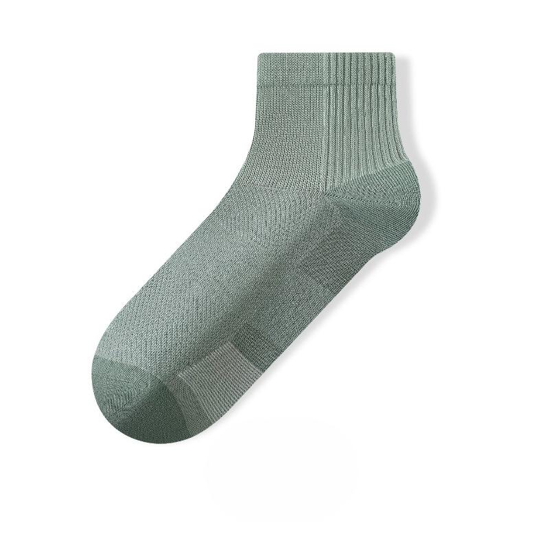 

Socks Men s Short Socks Spring/Summer Mesh Breathable Anti-odor Wicking Anti-sweat Antibacterial Deodorant Colorful Boneless Men s Short Tube Socks 1 pair сосна зелений колір