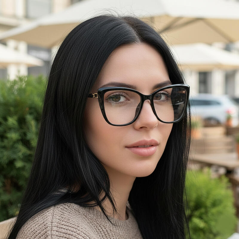 LUXEYE Luxury Glasses Geek Chic Rimless Horn-Rimmed Glasses Frame LS228 Single product