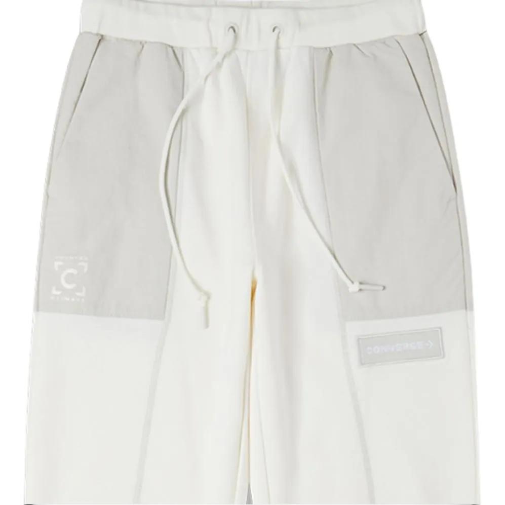 Converse Knitted Sweatpants Women's White Moderate Slim Fit Pants (Unisex) Knitted Sweatpants 10023986 A03