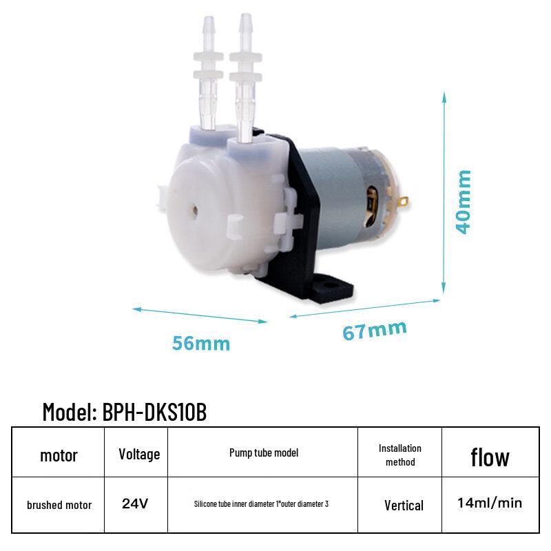 

BPH-DKS10B Micro-Flow Peristaltic Pump Head