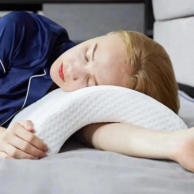 U-Shaped Curved Orthopedic Pillow for Sleep Memeory Hollow Orthopedic Products Neck Pillow Foam Hand Pillow Travel Side Sleepers