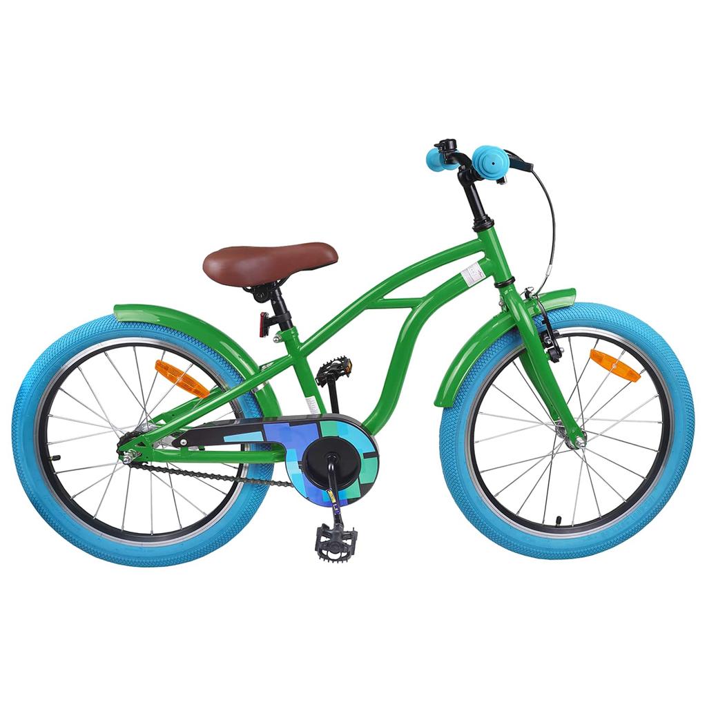 Kids Bike 18 Inch for Ages 5 7 Green