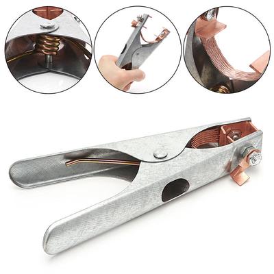 Welding Manual Welder Arc Earth Ground Cable Copper Grip Clip Clamp 300A