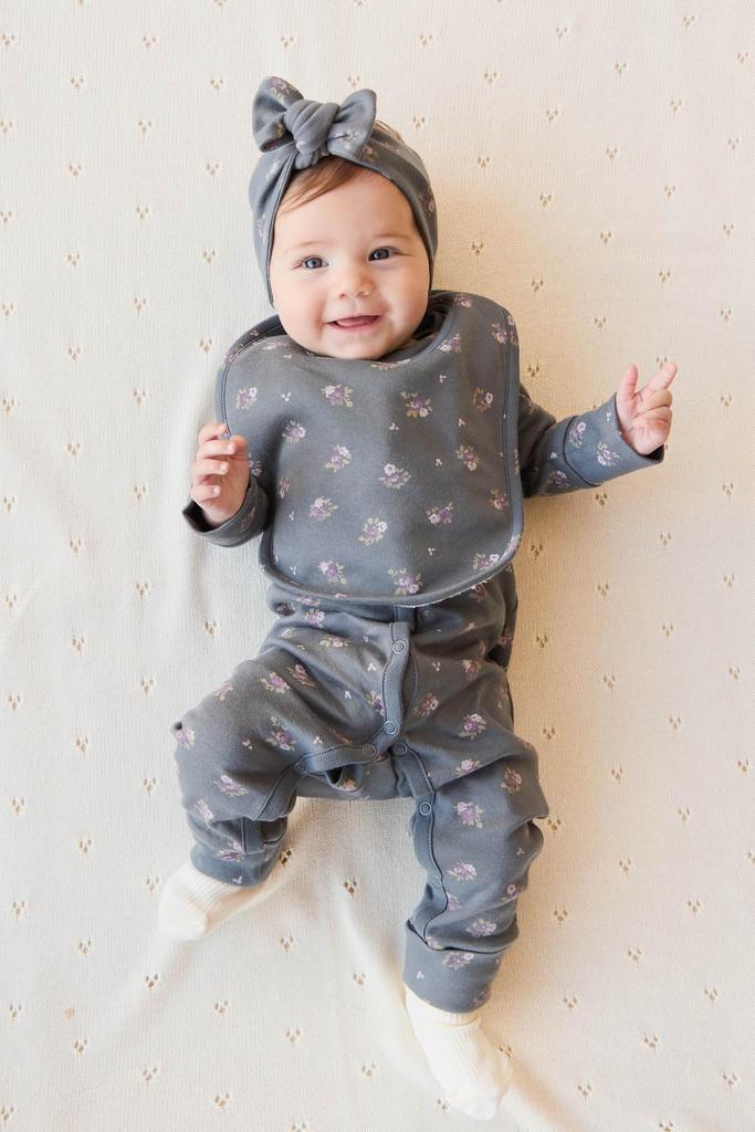 Organic Cotton Romper Simone Lava JBCO251152 Baby DGRY 80 [Jamie Kay]