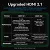 48Gbps HDMI 2.1 Certified High Speed Cord, 8K 60Hz 4K 120Hz Video Cable for PS5 Xiaomi Smart TV Box