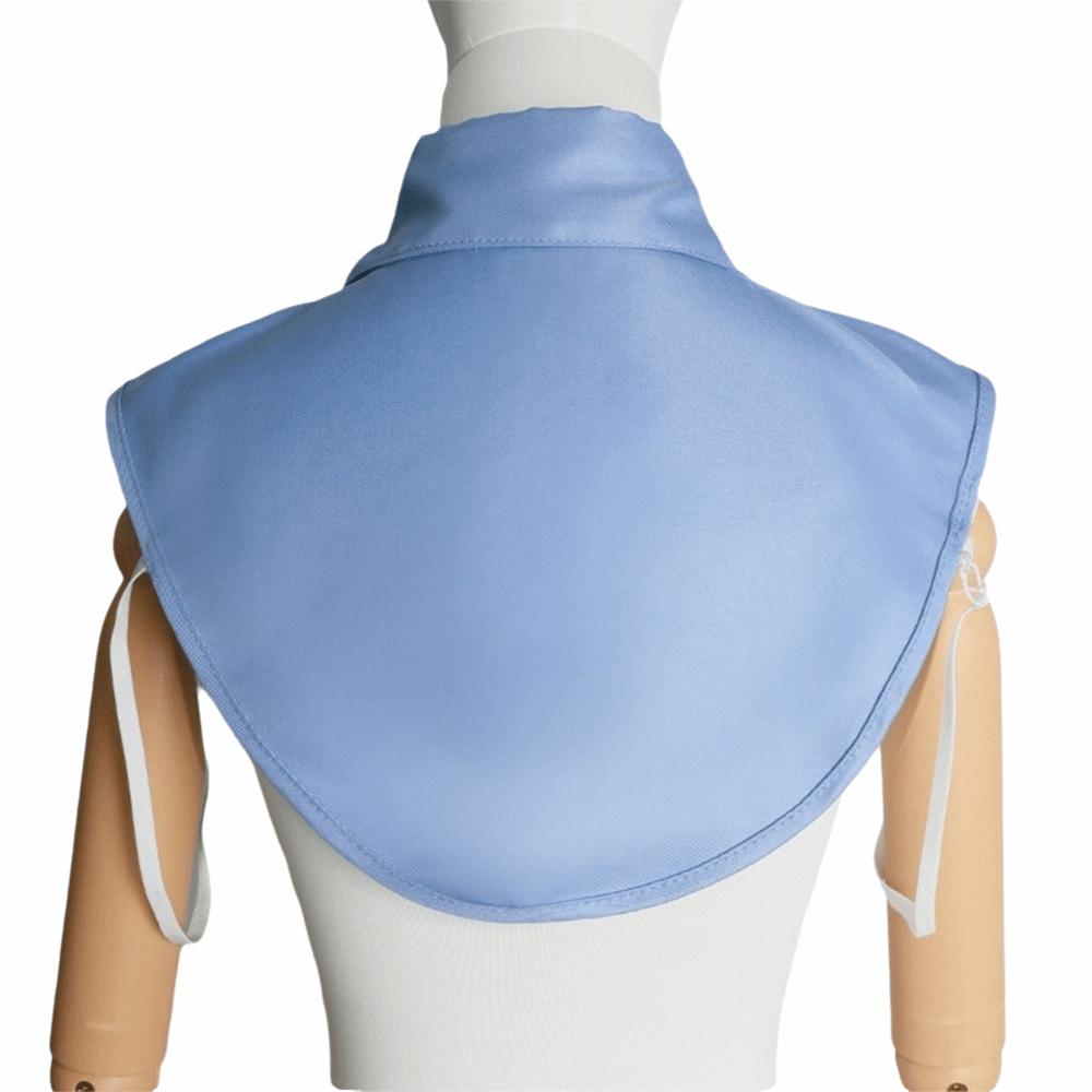 Cotton Material False Collar Square Stand Round Neck Detachable Collar Comfortable Fit Solid Color Half Collar Versatile Use