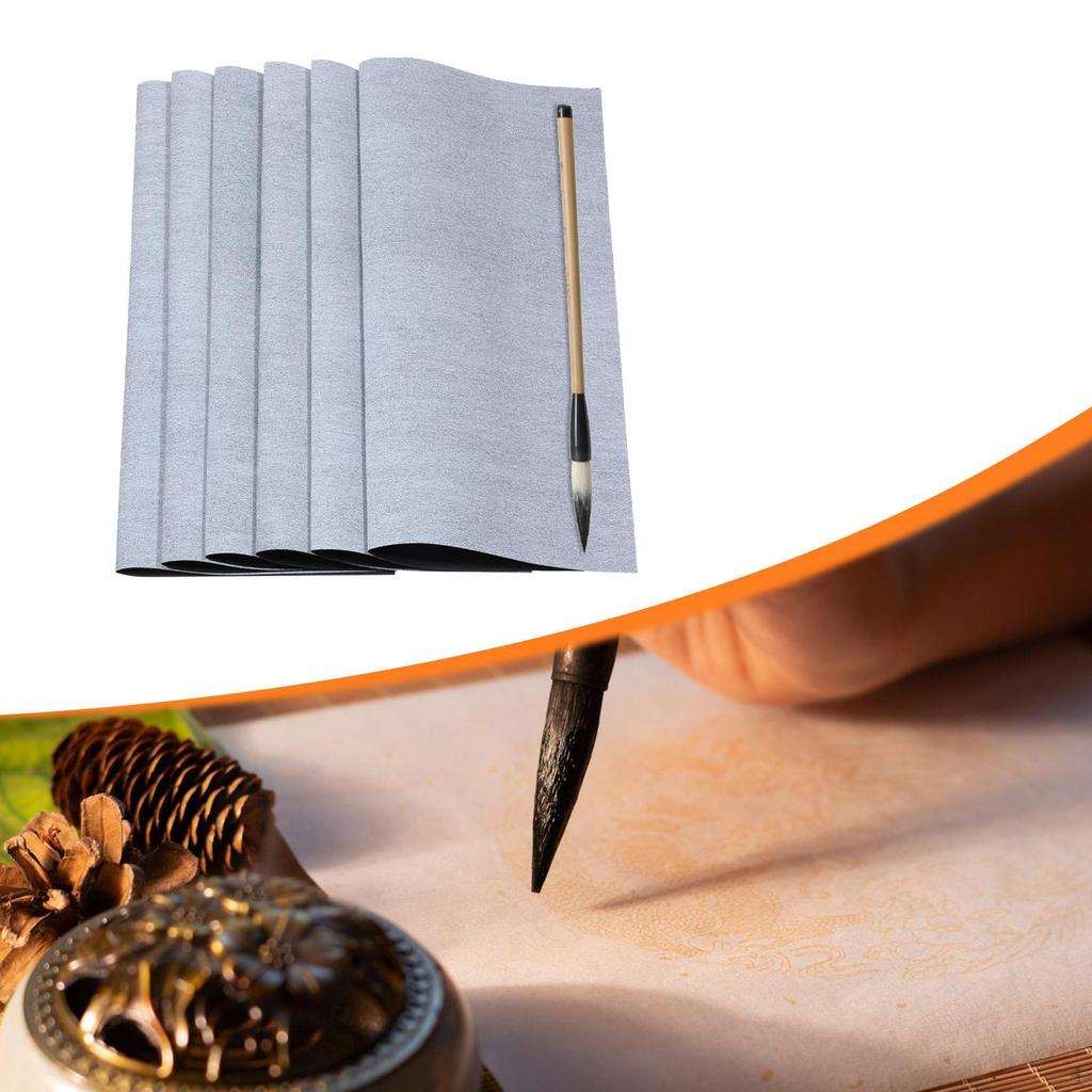 6Pcs Water Drawing Writing Cloth Mat Portable Education Handwriting Chinese