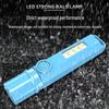Rechargeable High-Power LED Mini Flashlight - Strong Light, Lithium Battery, Compact Plastic Design