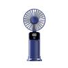 Portable USB Rechargeable Handheld Fan with Aromatherapy - Versatile for Desktop, Hanging Neck, and Outdoor Use