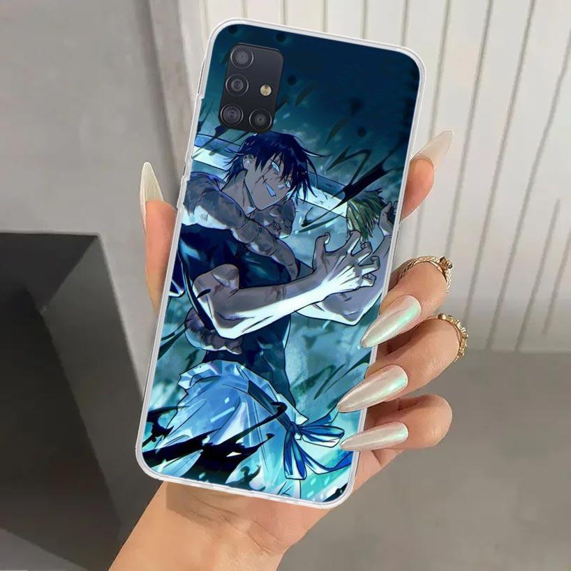 Jujutsus Fushiguro Toji Handyhülle für Samsung Galaxy A52 A32 A22 A12 A02S A50S A30S A10S Note 20 Ultra 10 Plus S10 A31 A20 A71