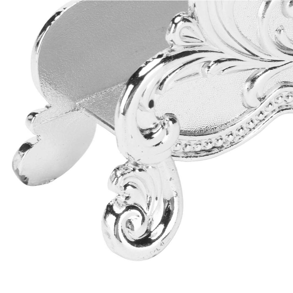 Napkin Holder European Metal Hollow Flower Pattern Paper Tissue Holder Freestanding Paper Napkin Dispenser