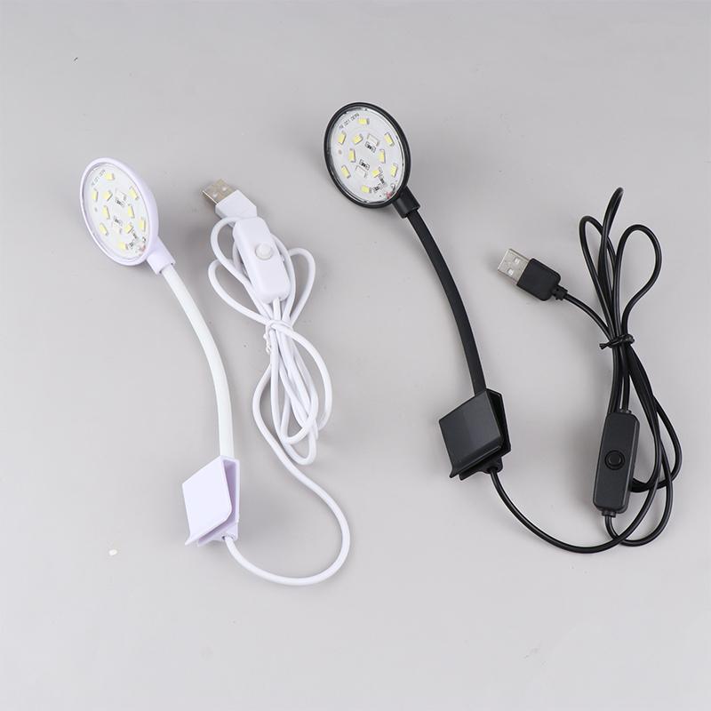 Fish Tanks Clip-On Light Clamp Aquarium Lights Led Beads Lights 360-Degree Rotations 5W Usb Plugs