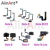 Aiinant Home Button Touch ID Fingerprint Sensor Flex Cable For Samsung Galaxy Note 4 5 7 8 9 10 20 Plus Lite Ultra