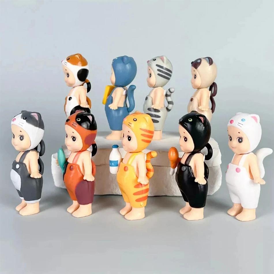 S Angel Hippers Blind Box Cat Life Hippers Angel Series Anime Figures Surprise Box Toys for Kids Figure Limite Toy