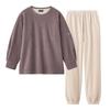 CI Comme CA Long Sleeve and Pants Fleece Light Brown MF6085 M