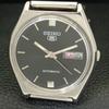 VINTAGE SEIKO 5 AUTOMATIC 6309A JAPAN MENS BLACK COLOR DIAL WATCH a701651-5 R206c-a701651