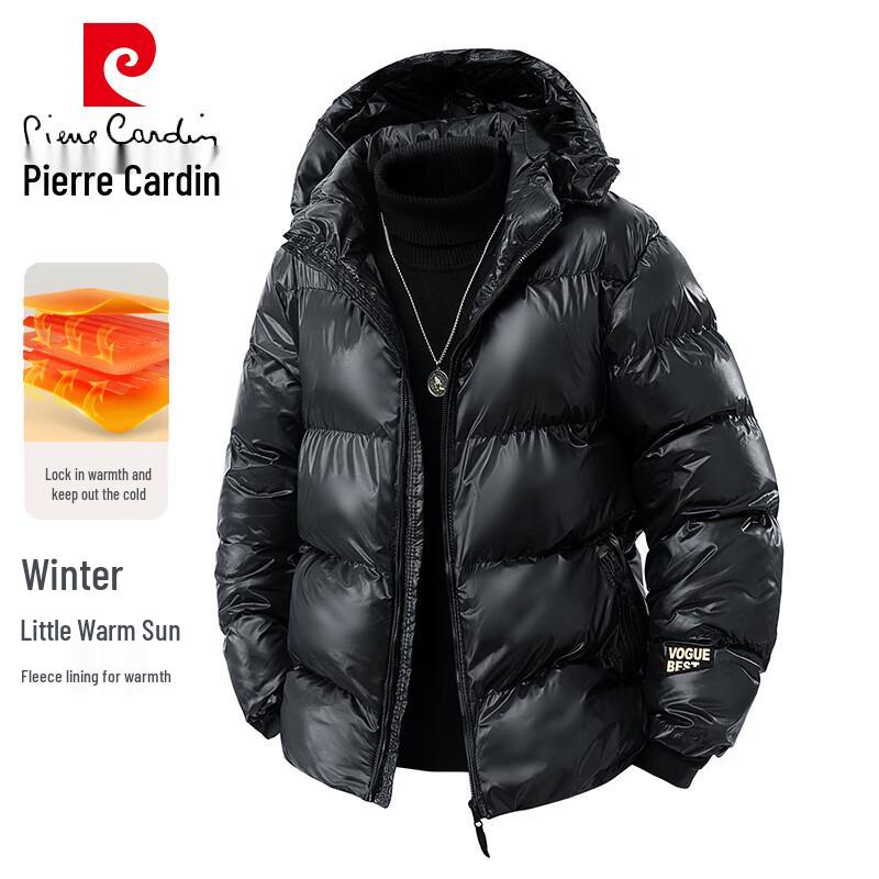 Pánská zimní vatovaná bunda s kapucí Pierre Cardin