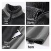 Jeep Unisex Fleece-Lined Stand-Up Collar Winter Jacket