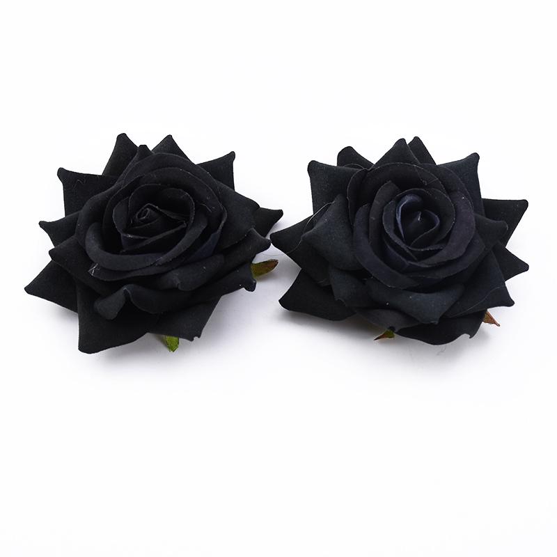 DIY Velvet Rose Corsage Accessories - Silk Flower Heads for Photography and Weddings