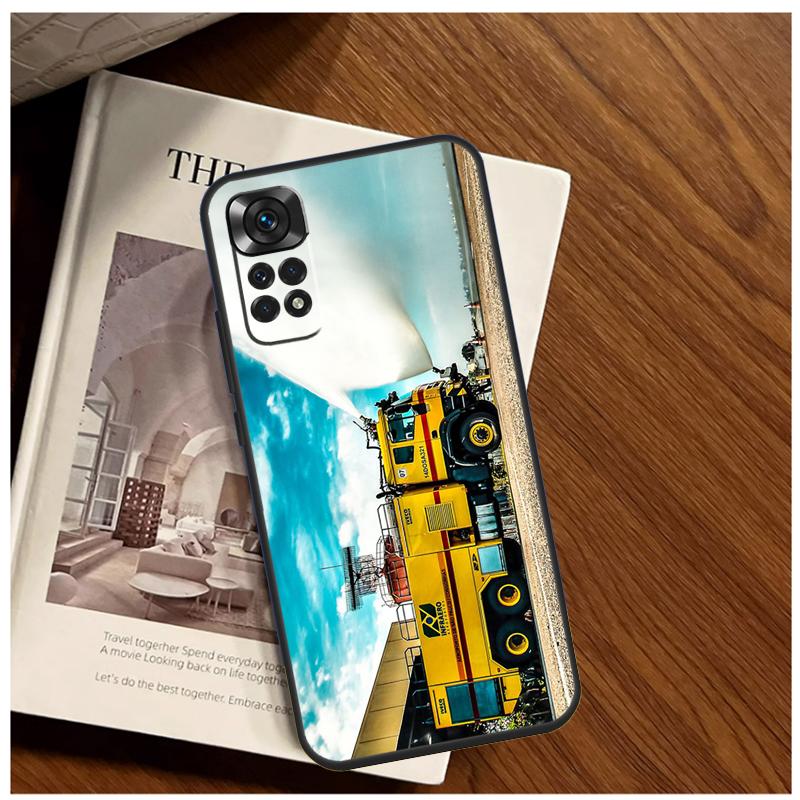 

Fire Truck Case For Xiaomi Redmi Note 13 9 10 11 12 14 15 Pro Plus Cover For Redmi 15 C 12C 13C 14C 10C Redmi Note 14 Pro 5G