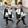 Boys Childrens Warm Coat Coat Baby Hooded Thicken Warm Coat
